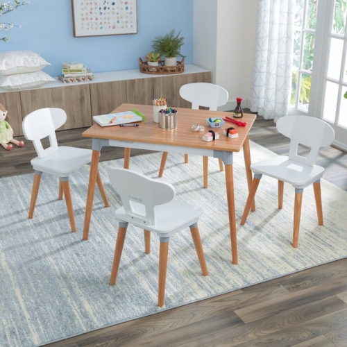 Kidkraft Table with 4 Chairs Brown